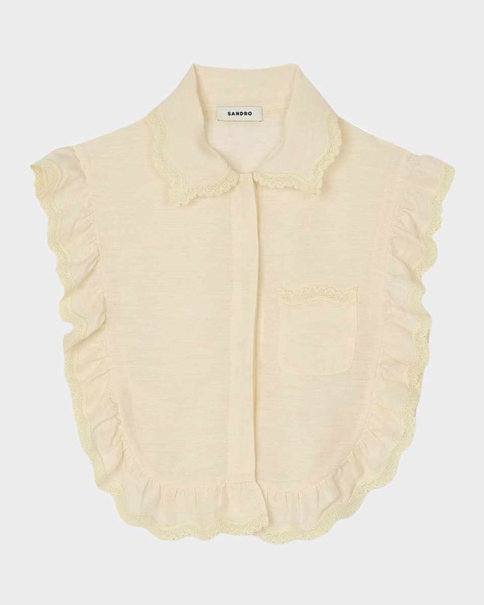 Sicile Sleeveless Button-Front Shirt